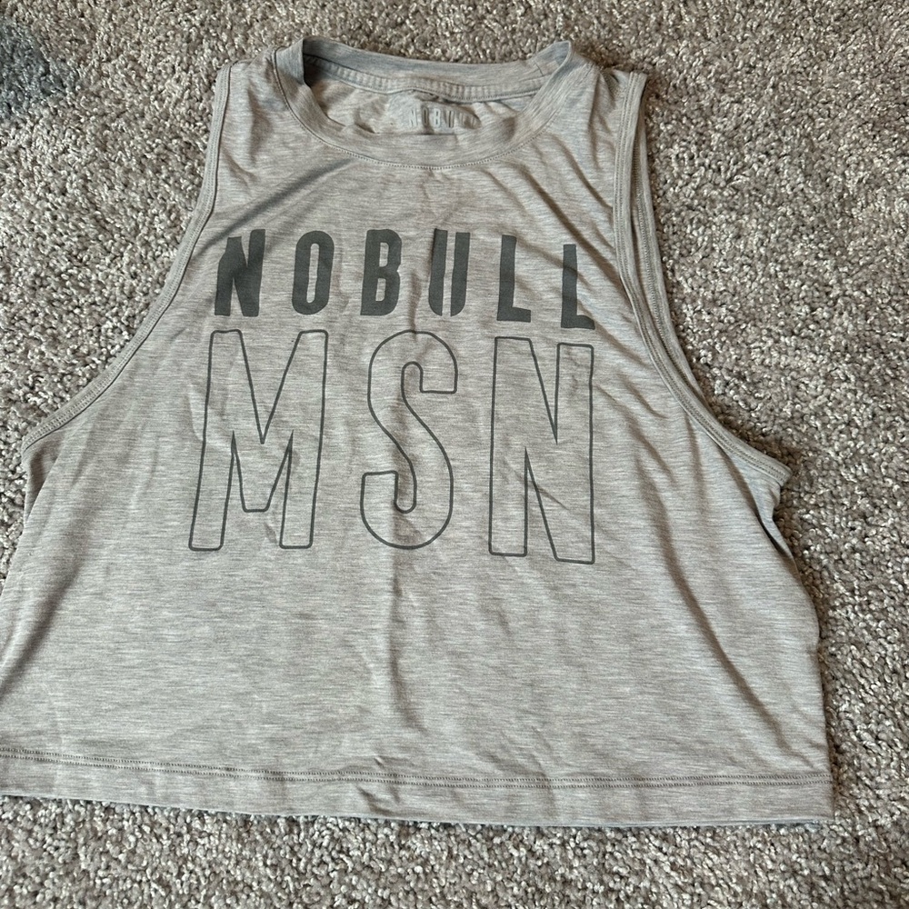 NOBULL Women's Light Gray Muscle Tee
